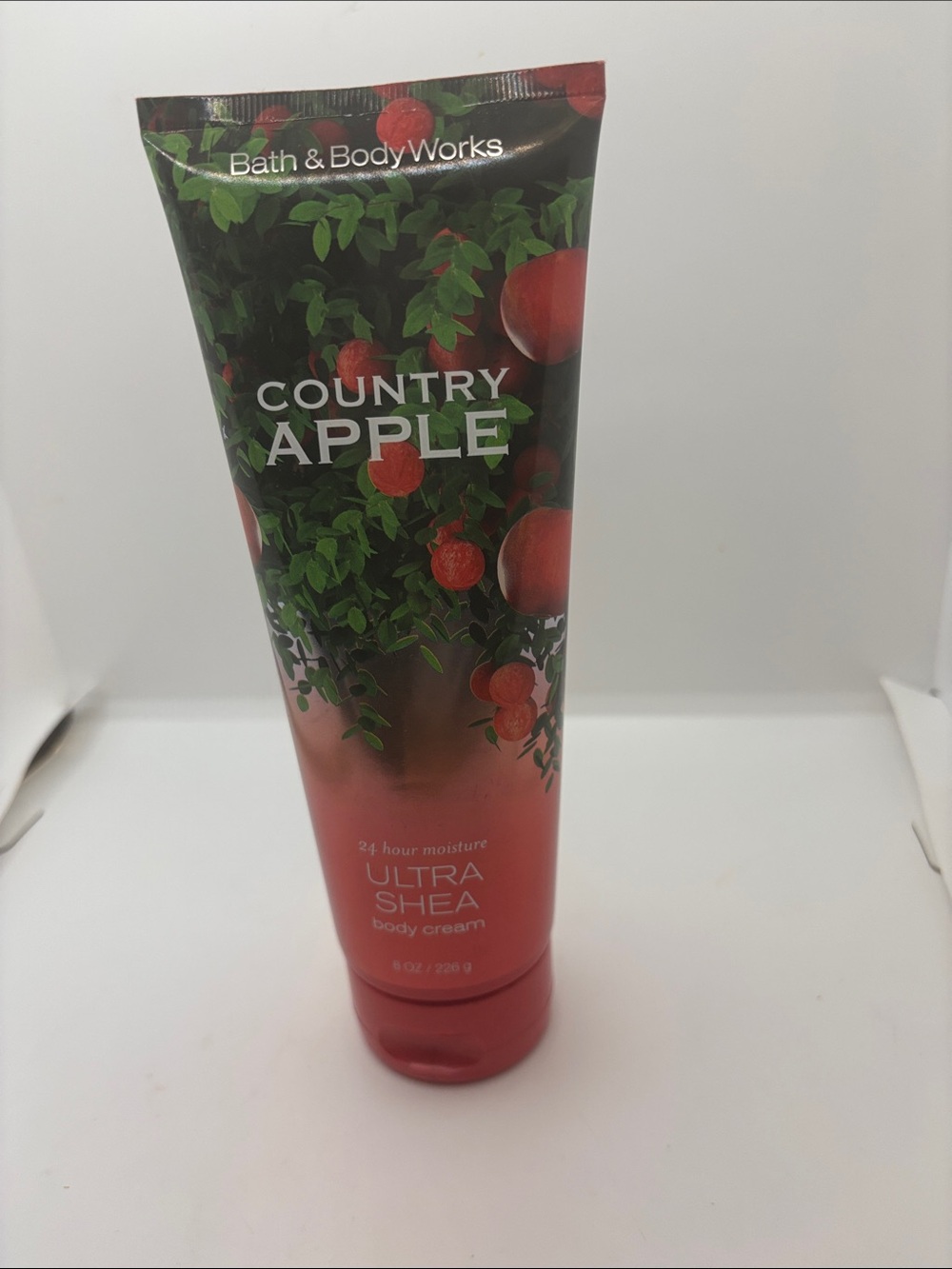 Bath & Body Works Country Apple Ultra Shea Body Cream - Green & Red
